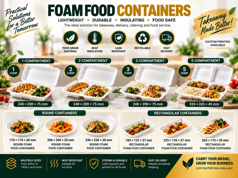Foam Food Containers